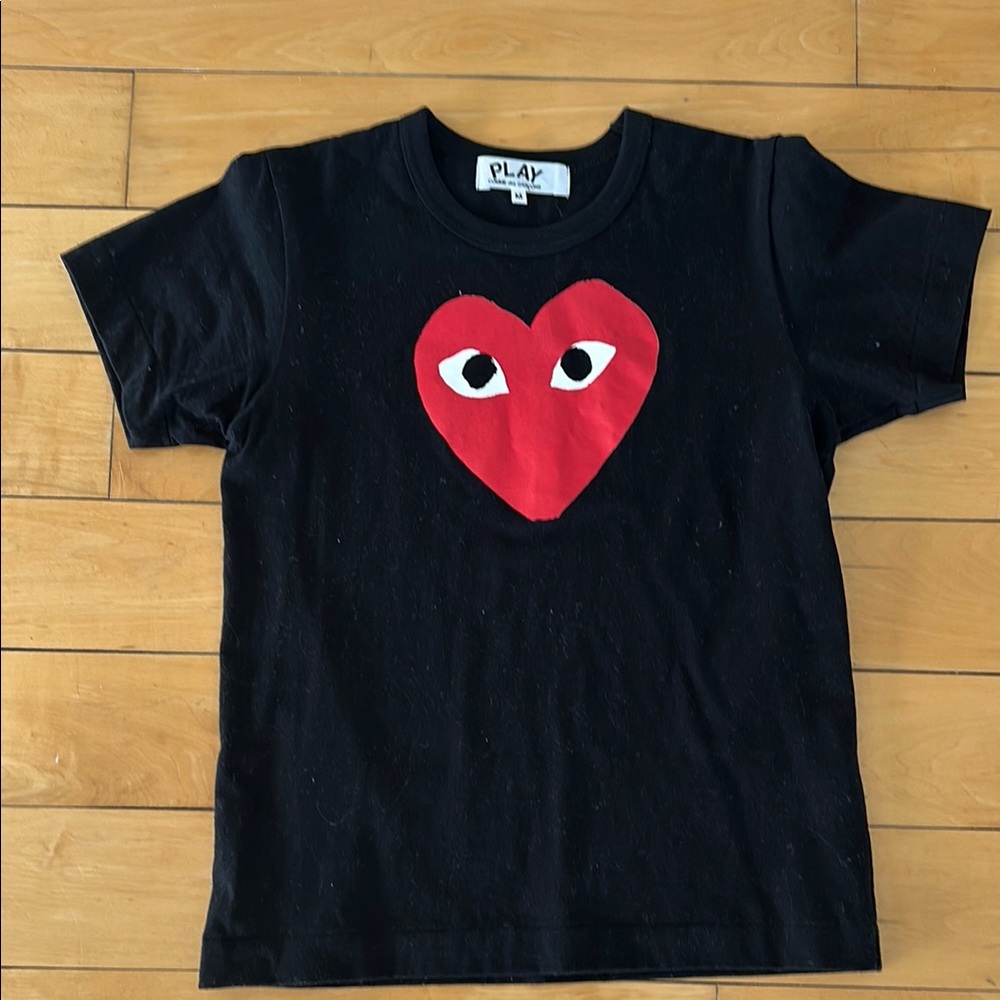 Comme des Garçons Play T-Shirt with Red Heart